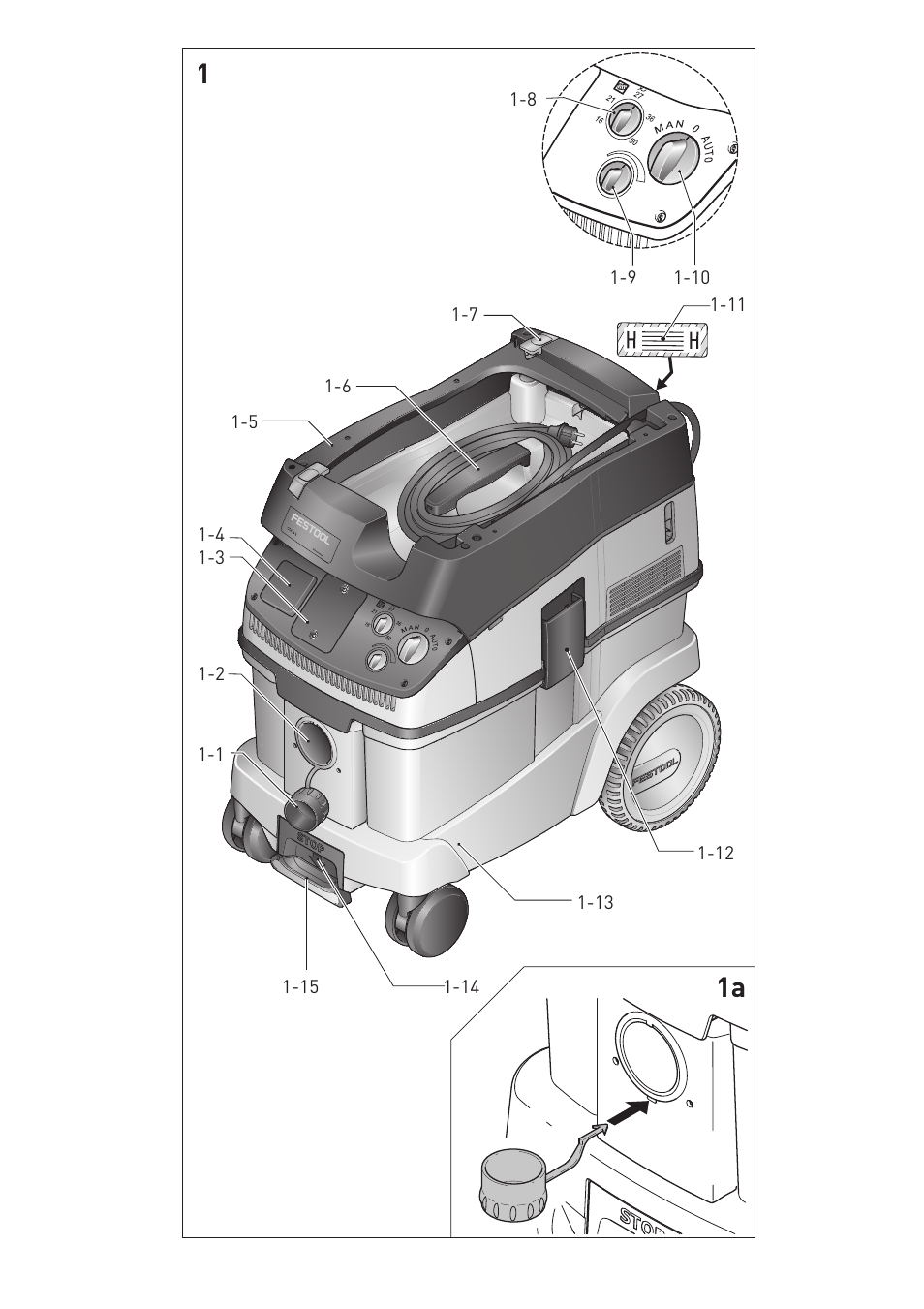 Festool CTH 26 E-AC CLEANTEX User Manual | Page 2 / 109