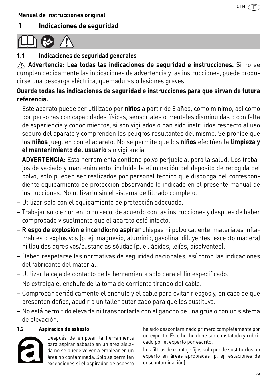 Festool CTH 26 E-AC CLEANTEX User Manual | Page 29 / 109