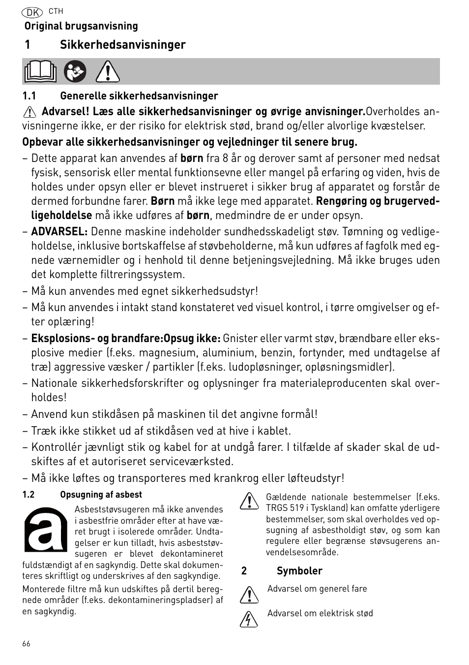 Festool CTH 26 E-AC CLEANTEX User Manual | Page 66 / 109