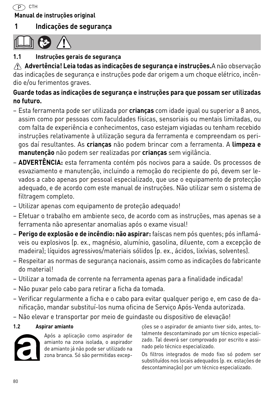 Festool CTH 26 E-AC CLEANTEX User Manual | Page 80 / 109