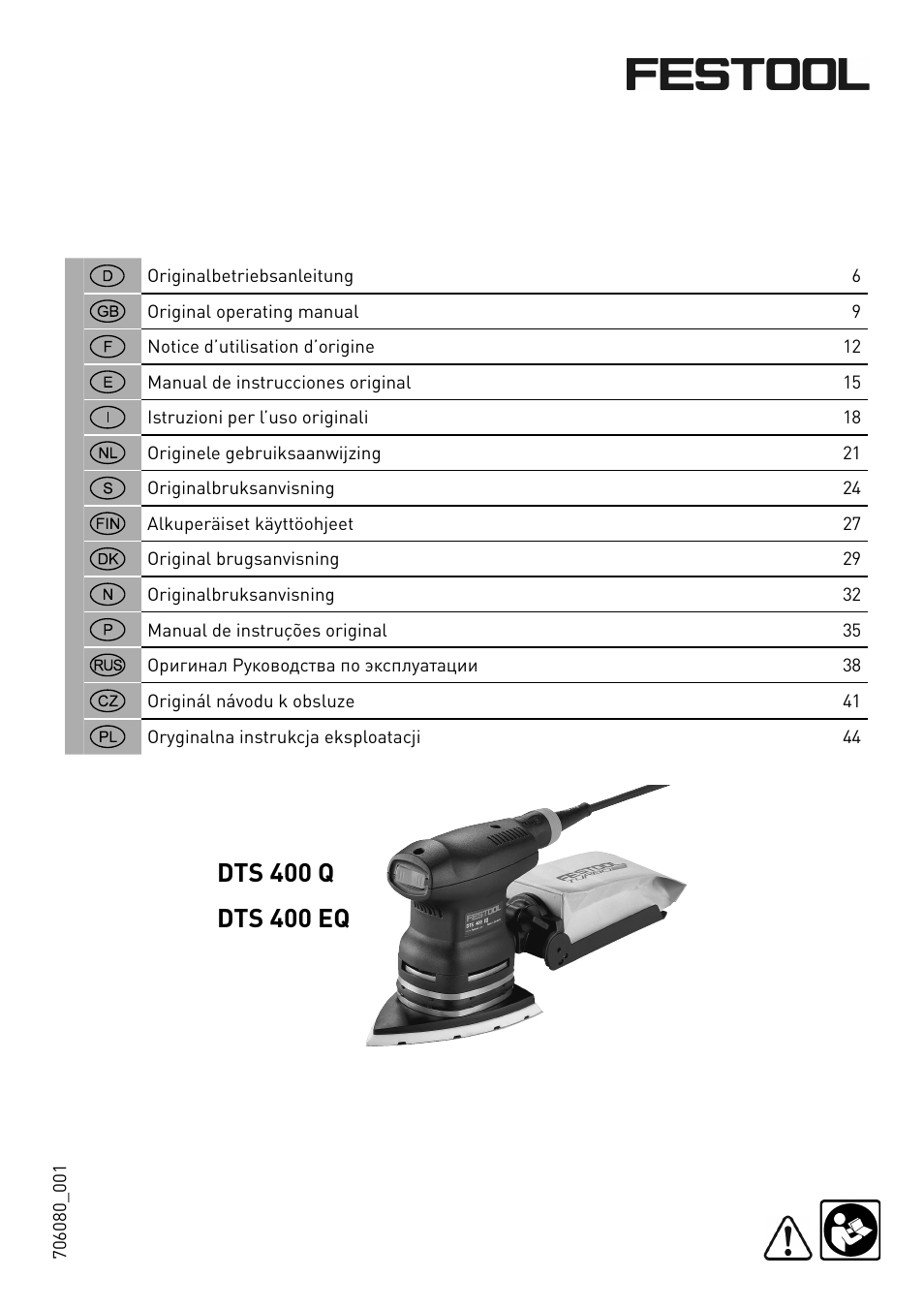 Festool DTS 400 Q-EQ User Manual | 46 pages