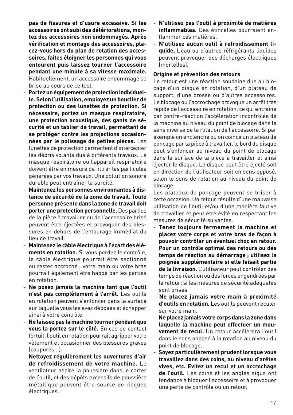 Festool BMS 180 E Rustofix HR User Manual | Page 17 / 73