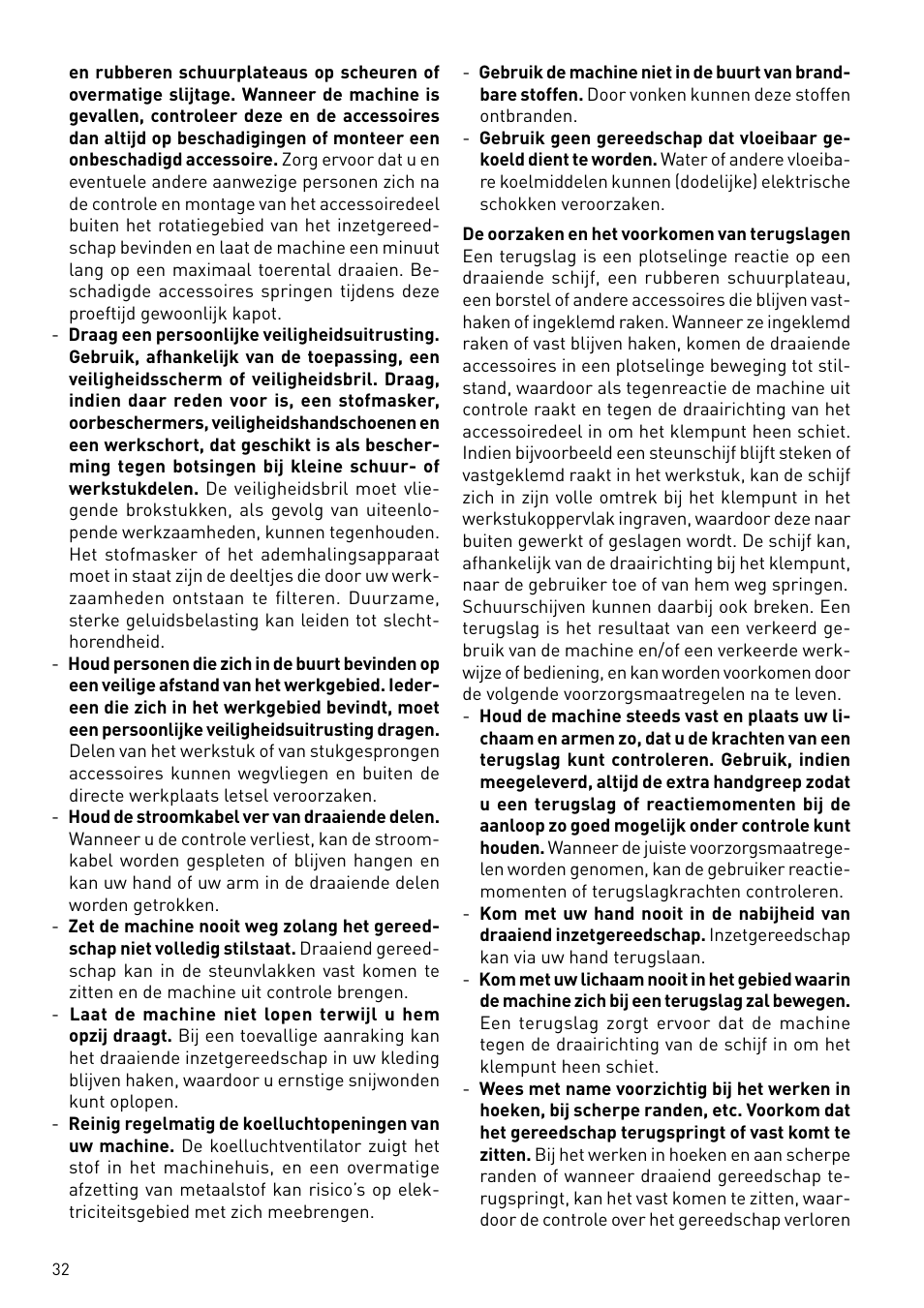 Festool BMS 180 E Rustofix HR User Manual | Page 32 / 73