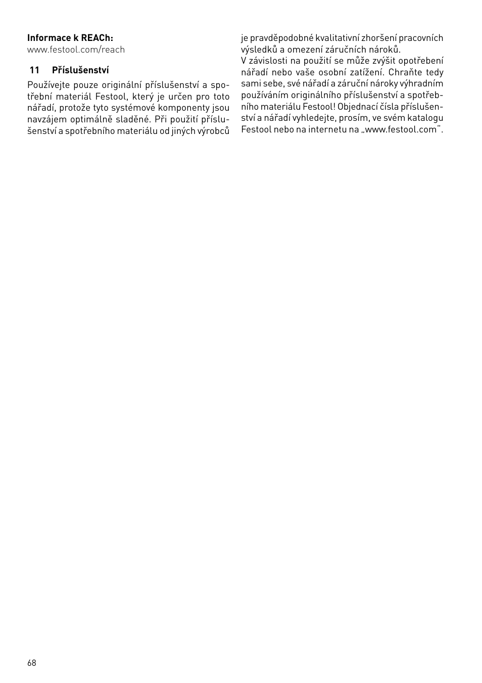 Festool BMS 180 E Rustofix HR User Manual | Page 68 / 73