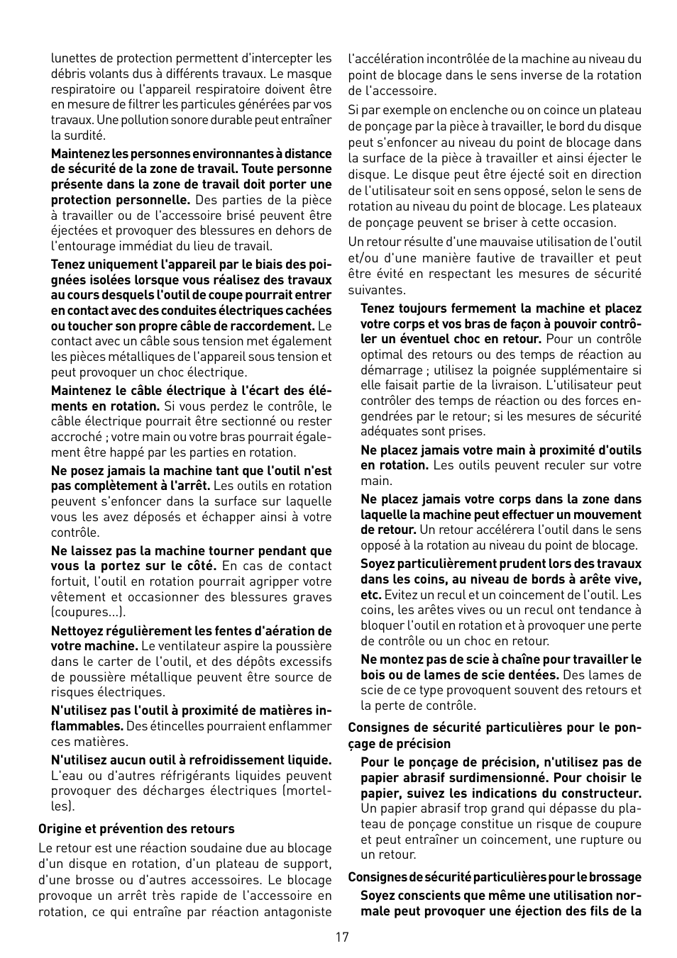 Festool RAS 115.04 E User Manual | Page 17 / 80