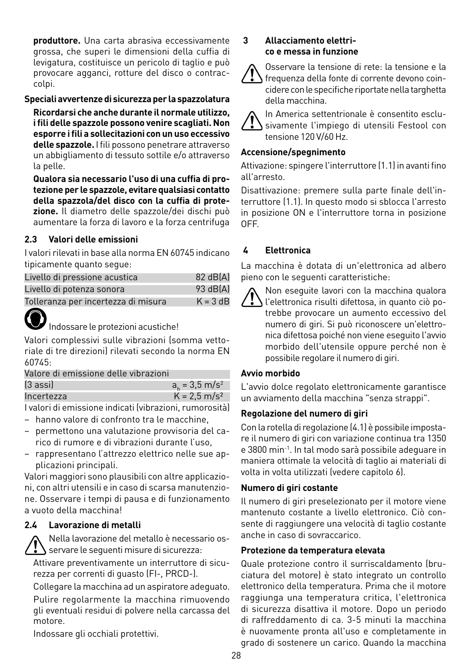Festool RAS 115.04 E User Manual | Page 28 / 80