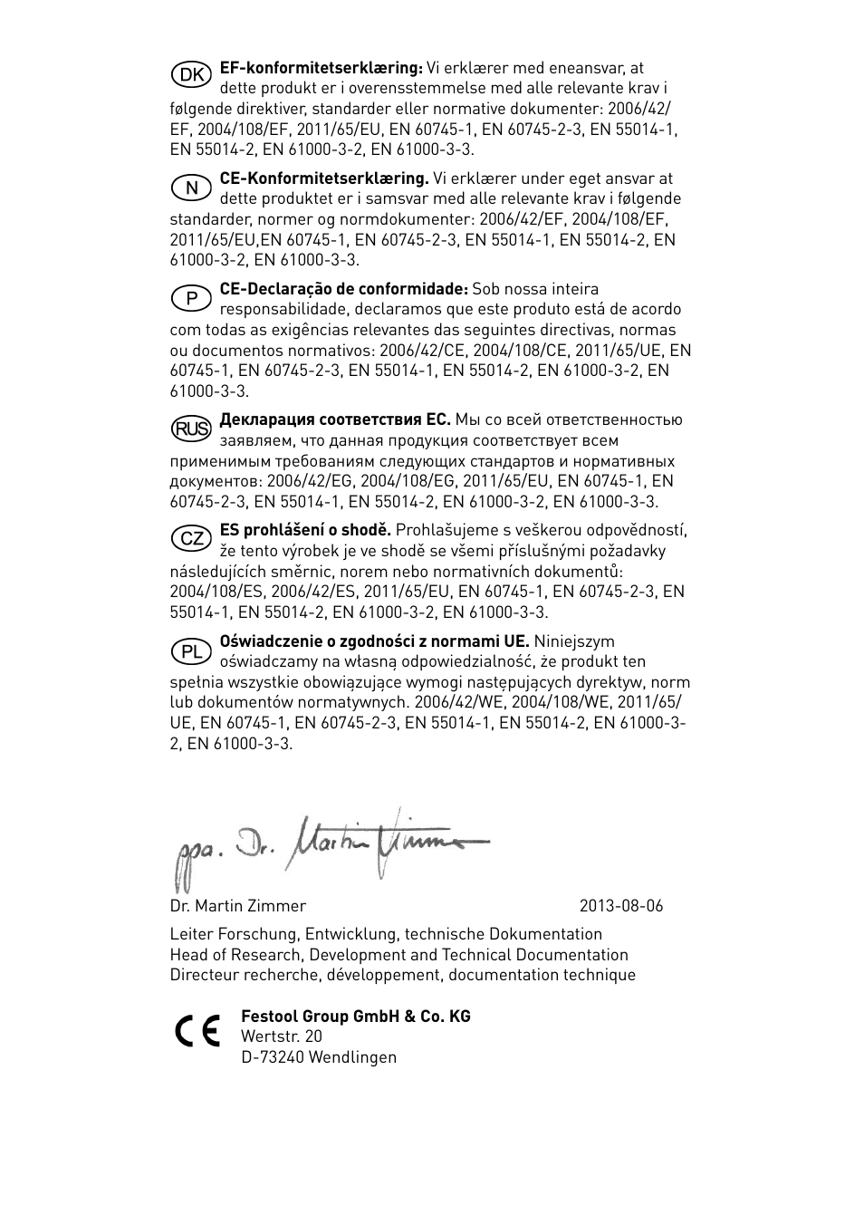 Festool RAS 115.04 E User Manual | Page 3 / 80