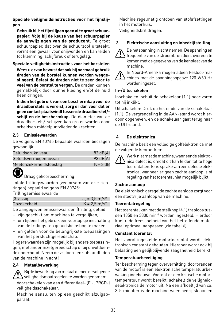 Festool RAS 115.04 E User Manual | Page 33 / 80