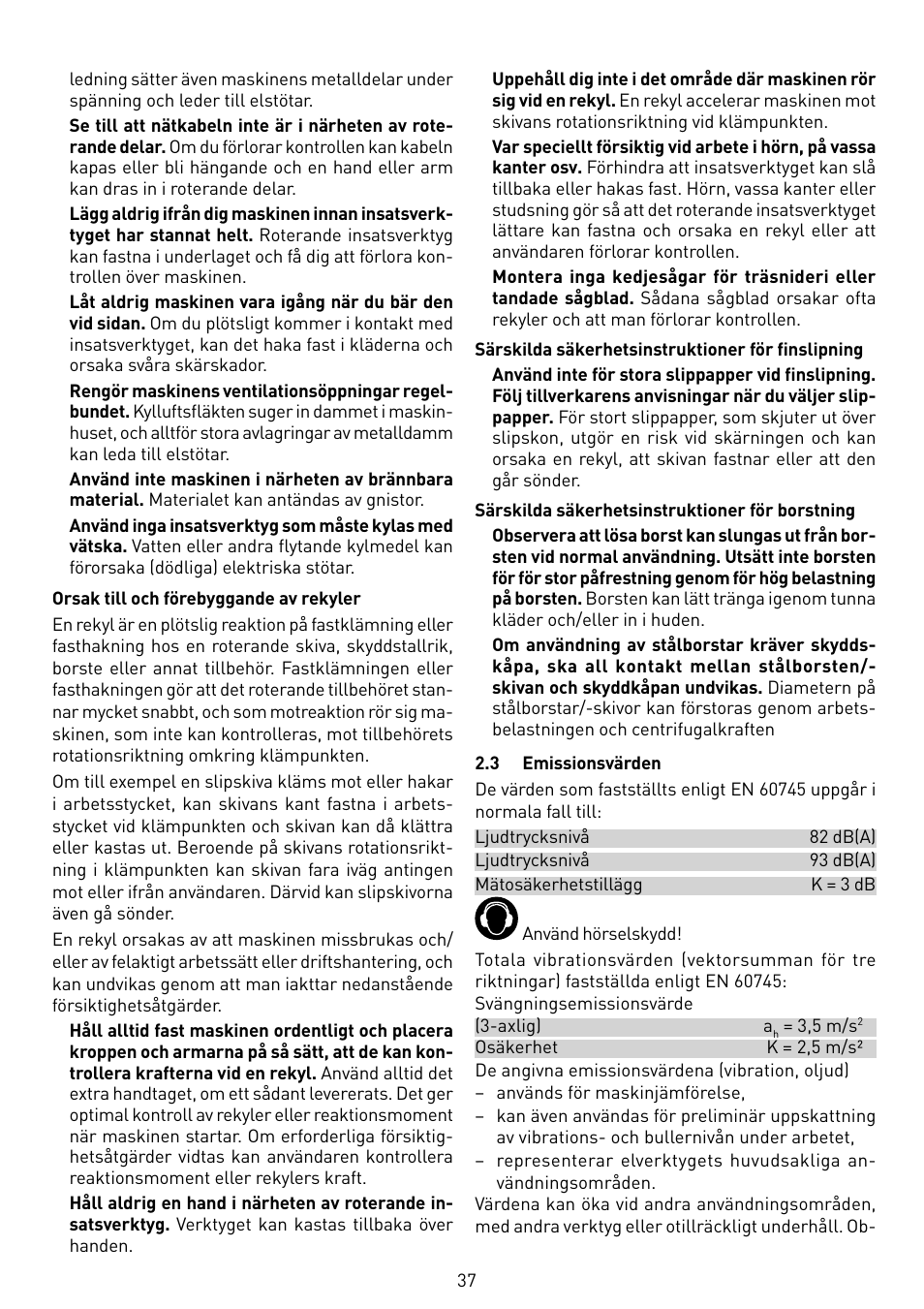 Festool RAS 115.04 E User Manual | Page 37 / 80