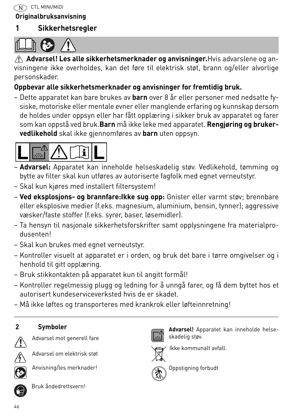 Festool CTL MIDI User Manual | Page 46 / 68
