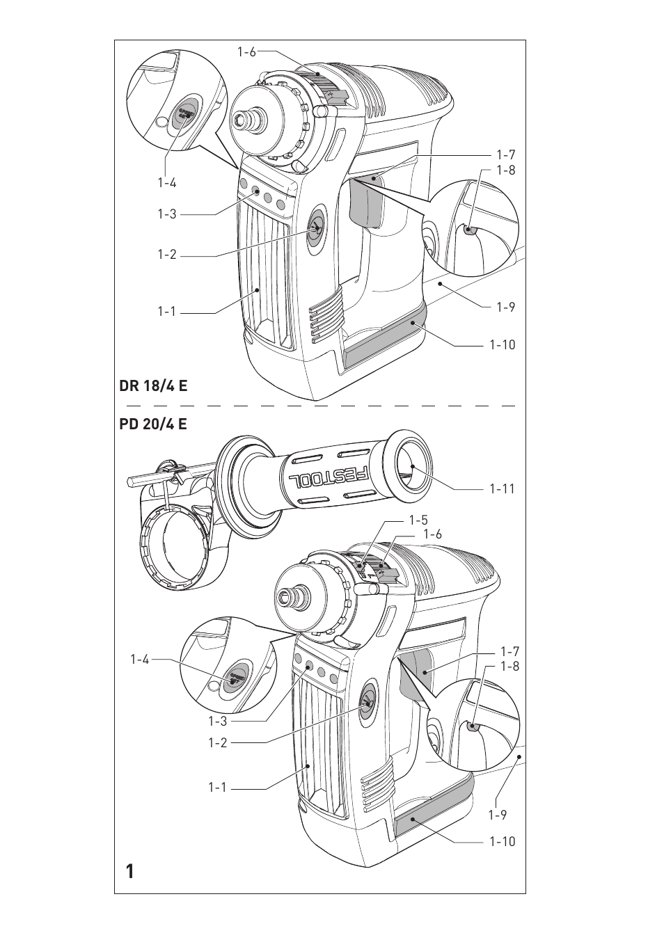 Festool PD 20 User Manual | Page 2 / 75