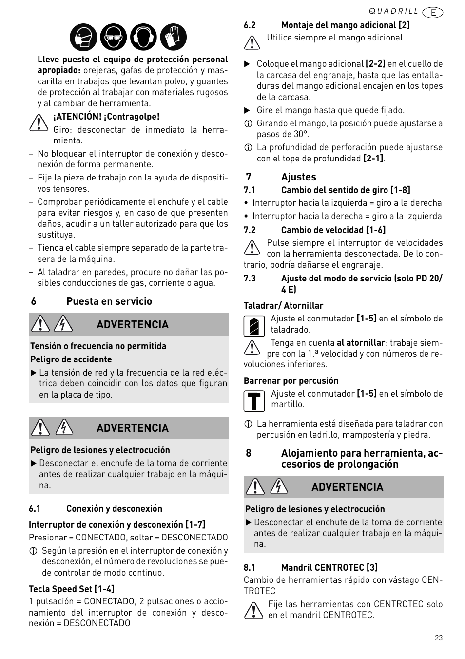 Festool PD 20 User Manual | Page 23 / 75