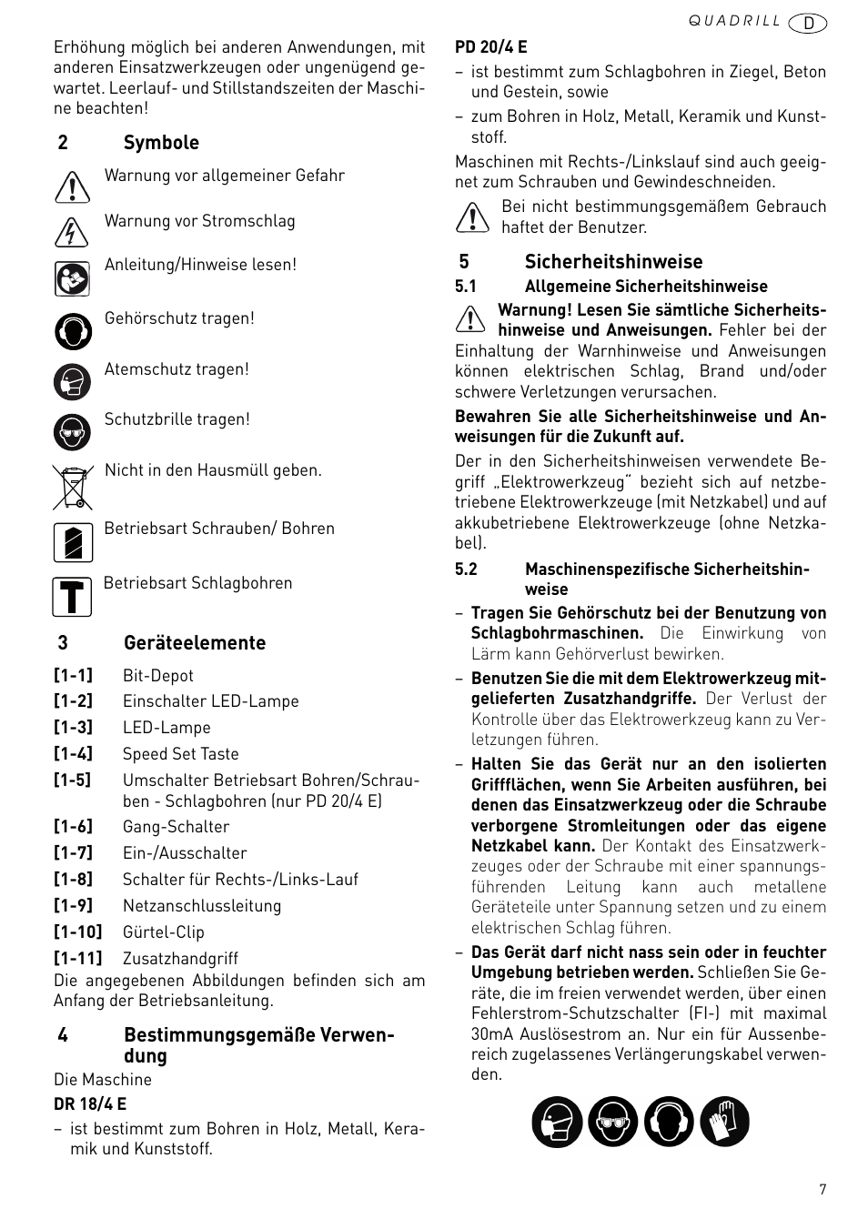 Festool PD 20 User Manual | Page 7 / 75