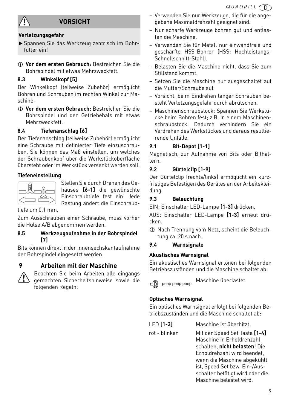 Festool PD 20 User Manual | Page 9 / 75