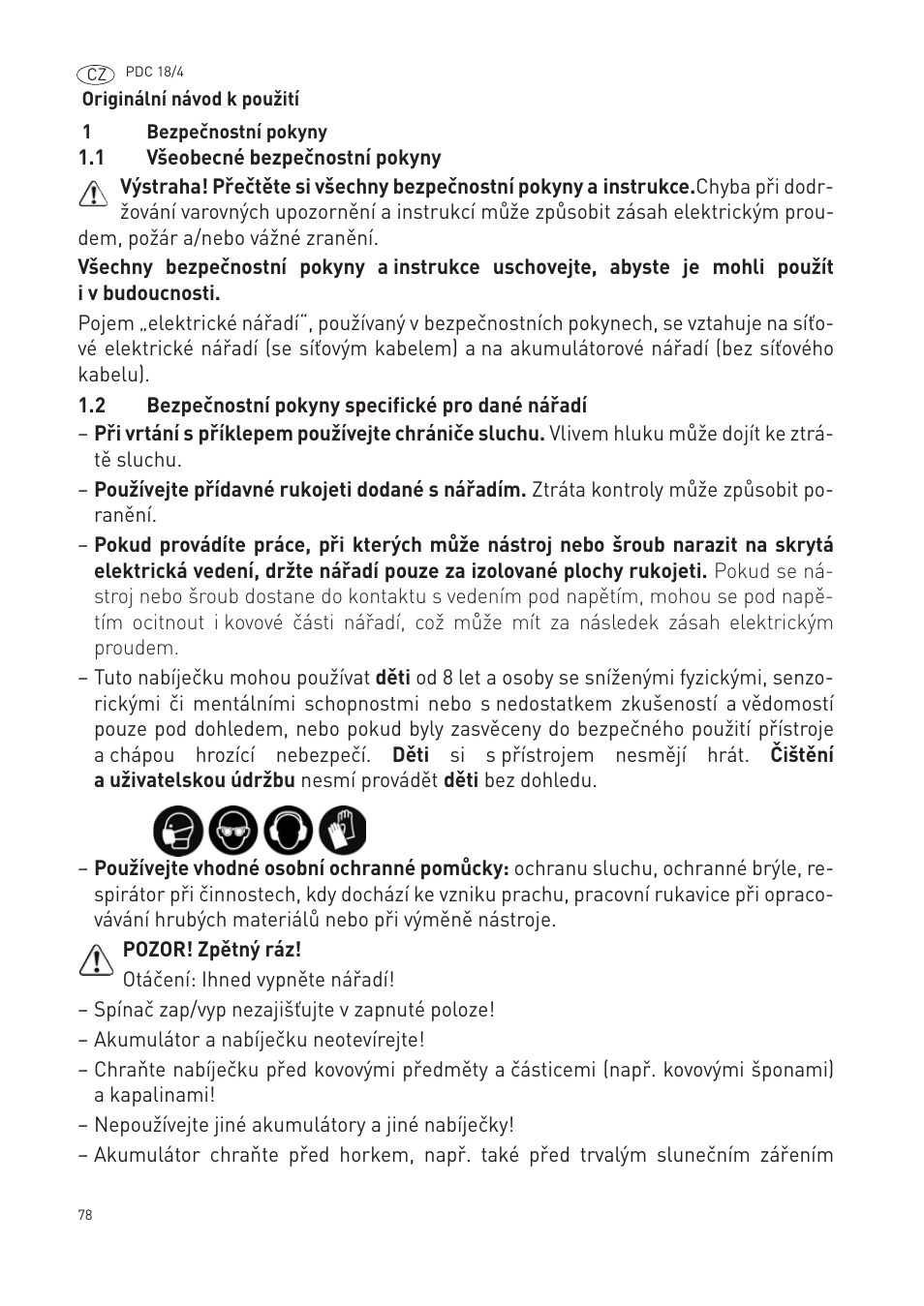 Festool PDC 18 User Manual | Page 78 / 89