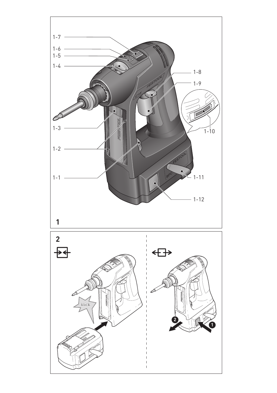 Festool C 15 Li User Manual | Page 2 / 83