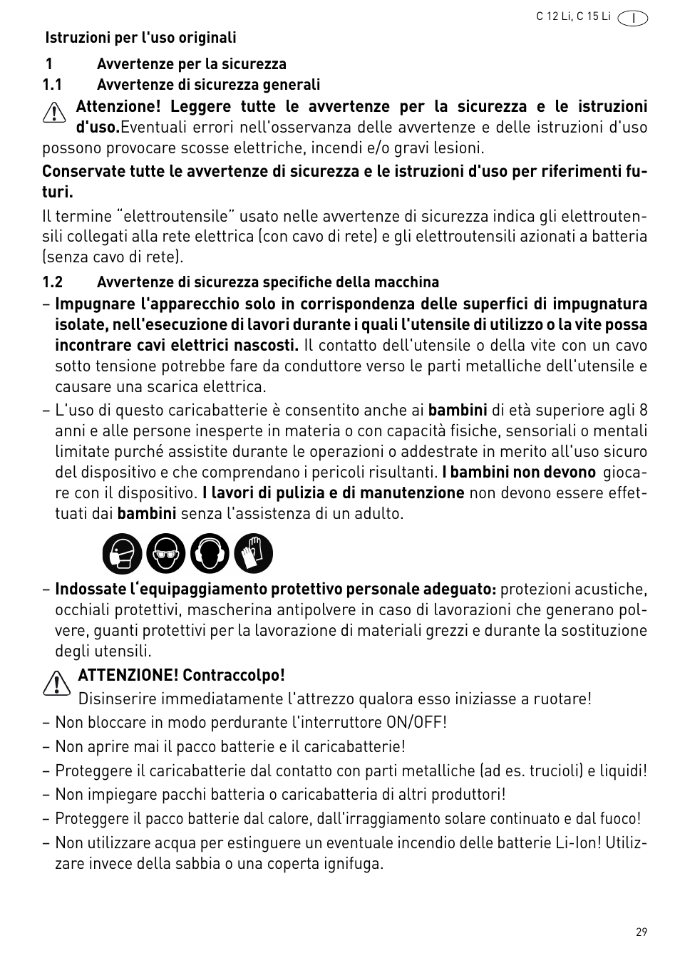 Festool C 15 Li User Manual | Page 29 / 83
