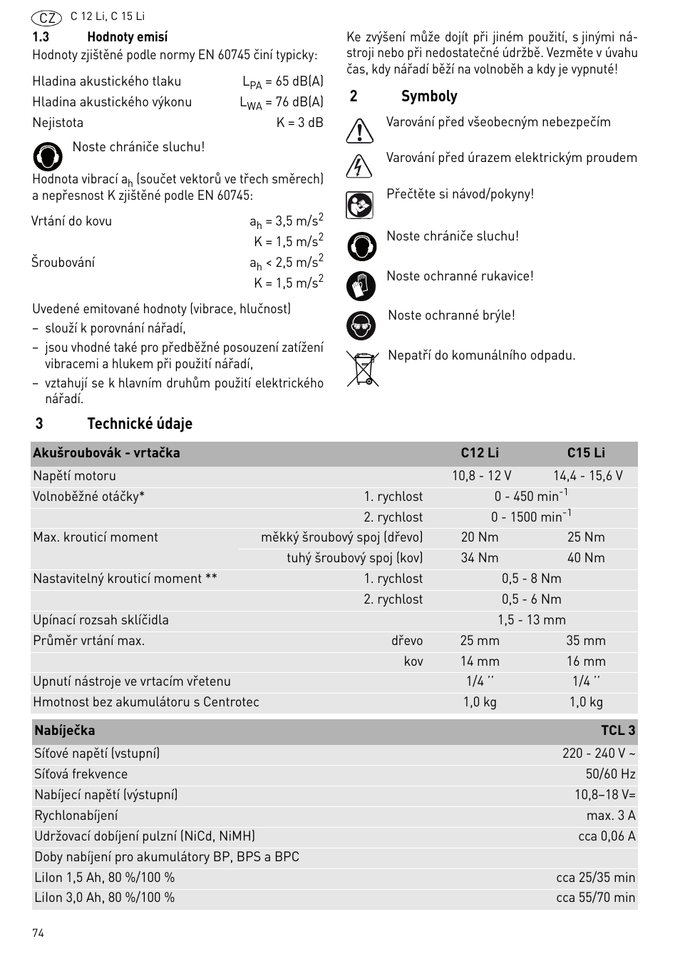 Festool C 15 Li User Manual | Page 74 / 83