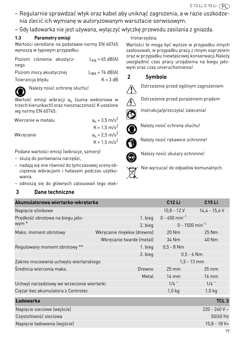 Festool C 15 Li User Manual | Page 79 / 83