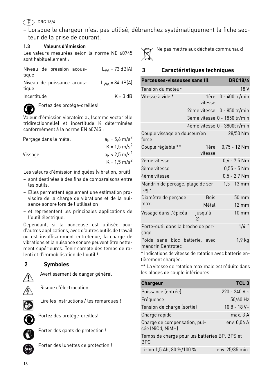 Festool DRC 18-4 User Manual | Page 16 / 81