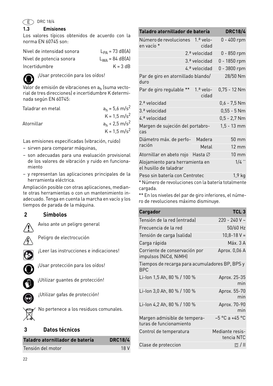 Festool DRC 18-4 User Manual | Page 22 / 81