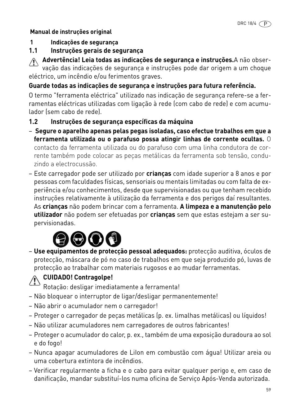 Festool DRC 18-4 User Manual | Page 59 / 81