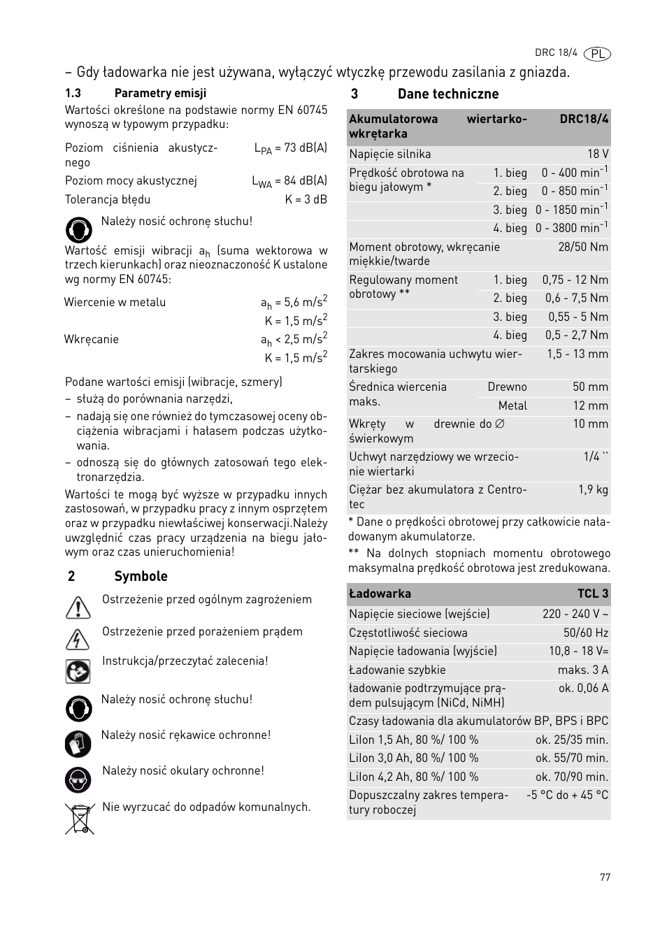 Festool DRC 18-4 User Manual | Page 77 / 81