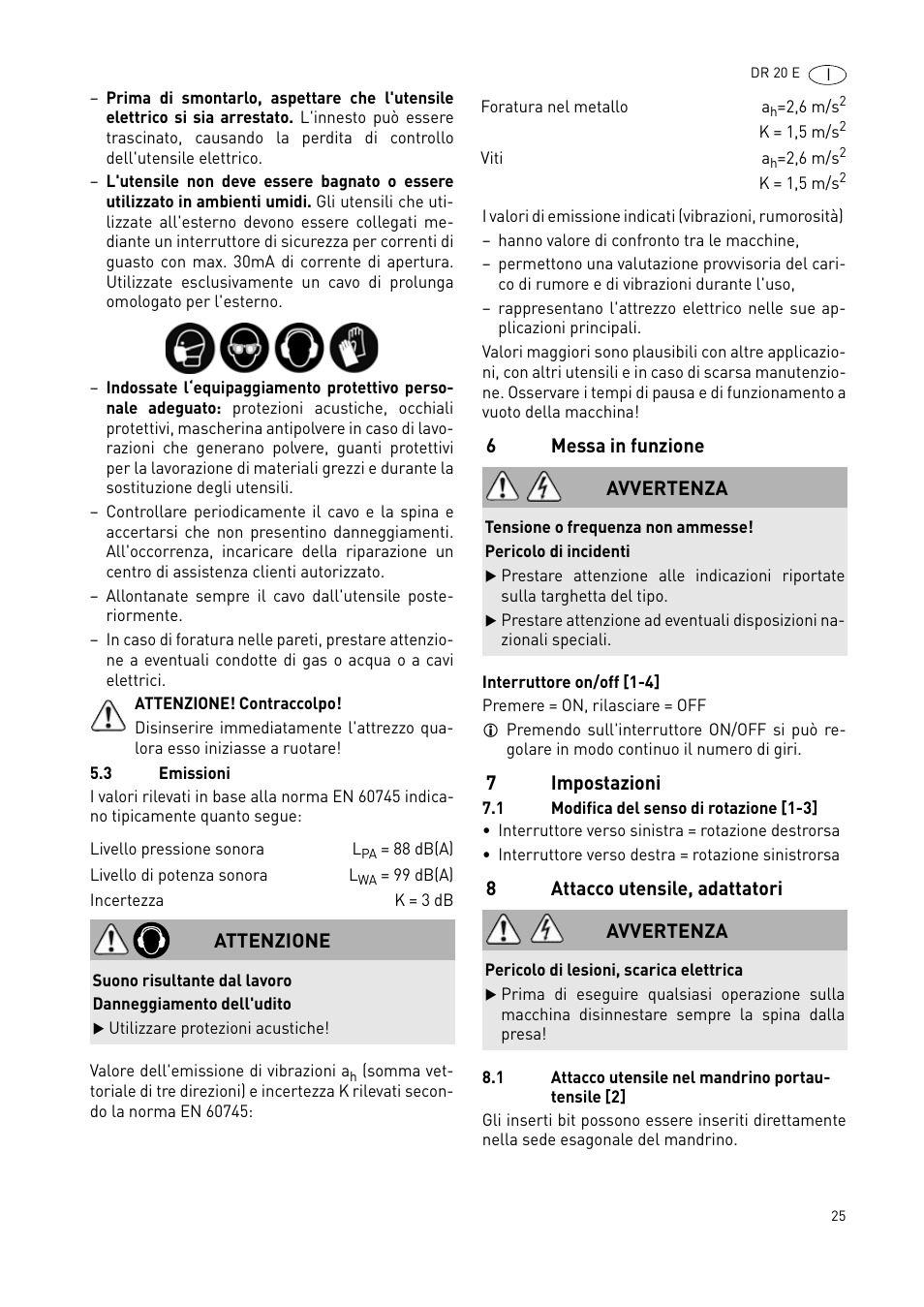 Festool DR 20 User Manual | Page 25 / 62