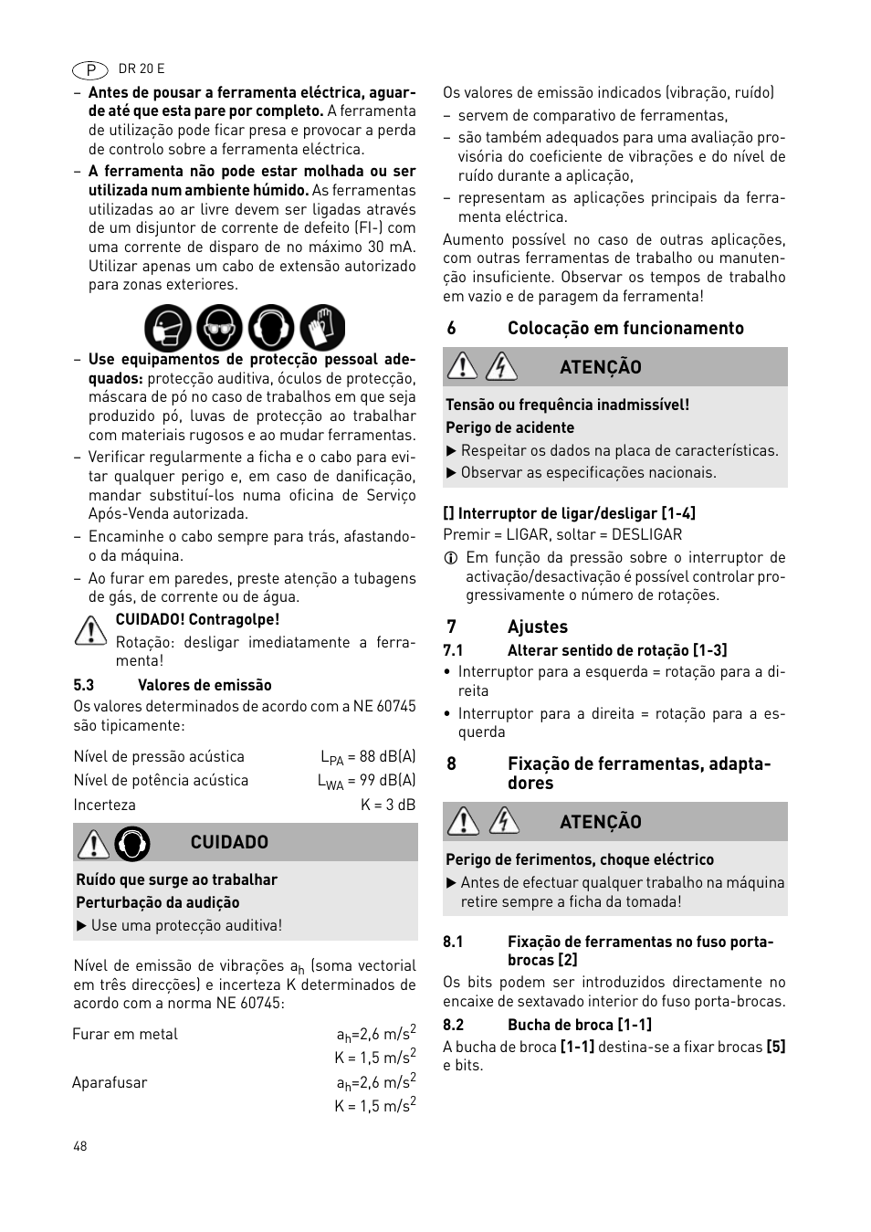 Festool DR 20 User Manual | Page 48 / 62