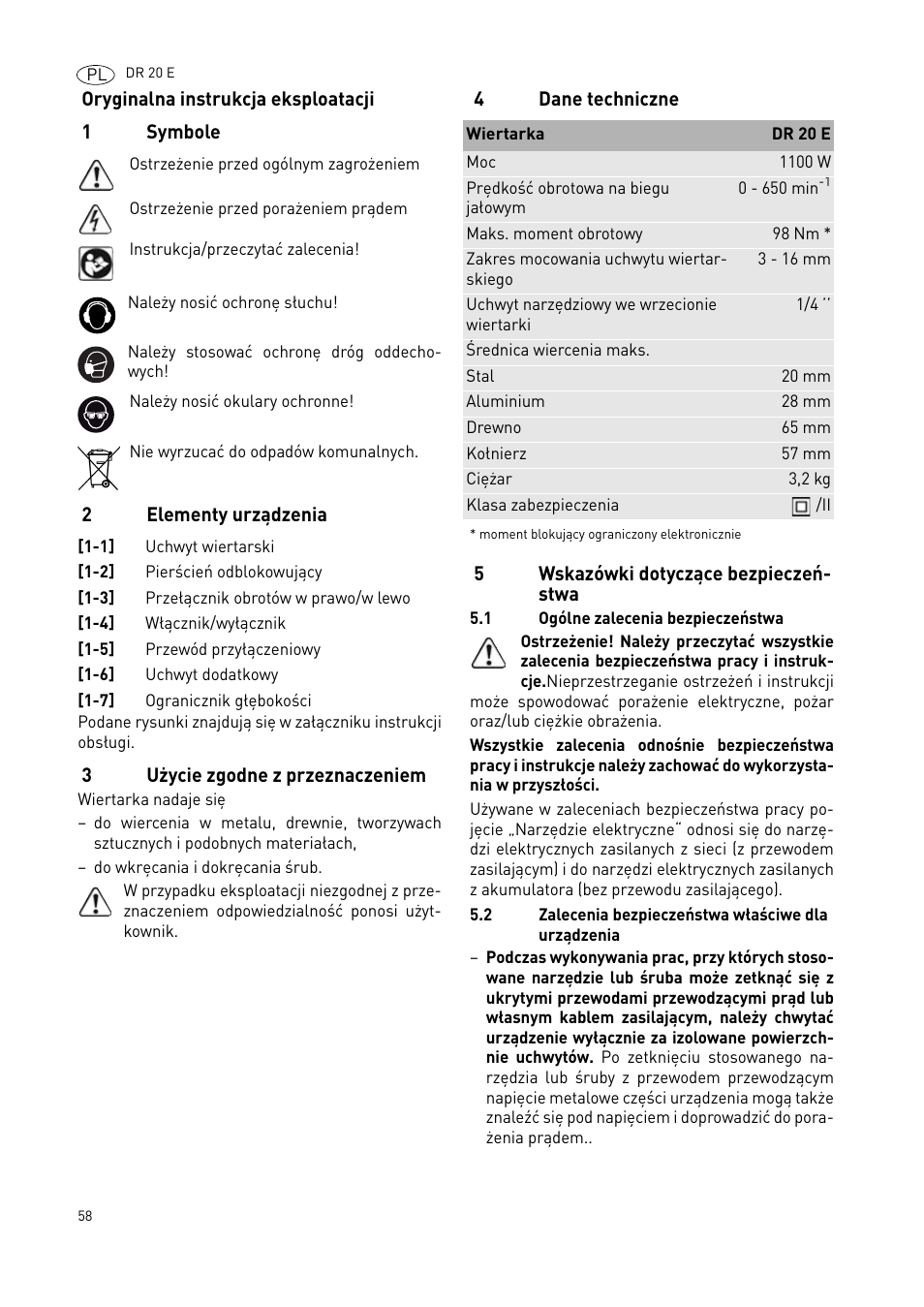 Festool DR 20 User Manual | Page 59 / 62