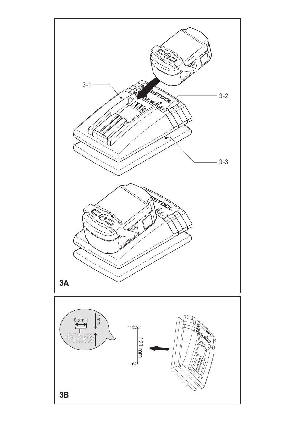 3b 3a | Festool Ti 15 User Manual | Page 3 / 90