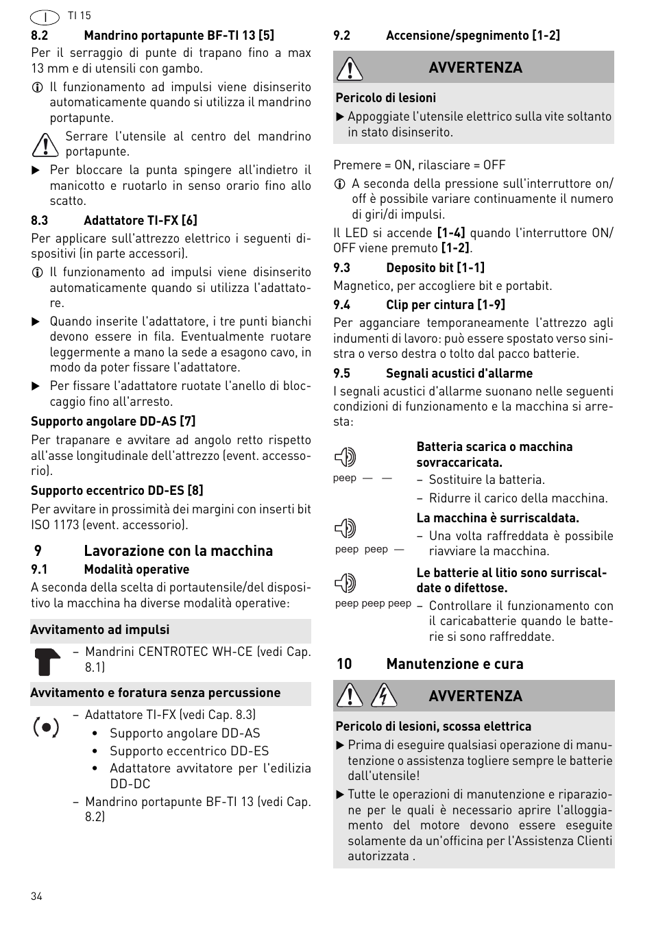 Festool Ti 15 User Manual | Page 34 / 90