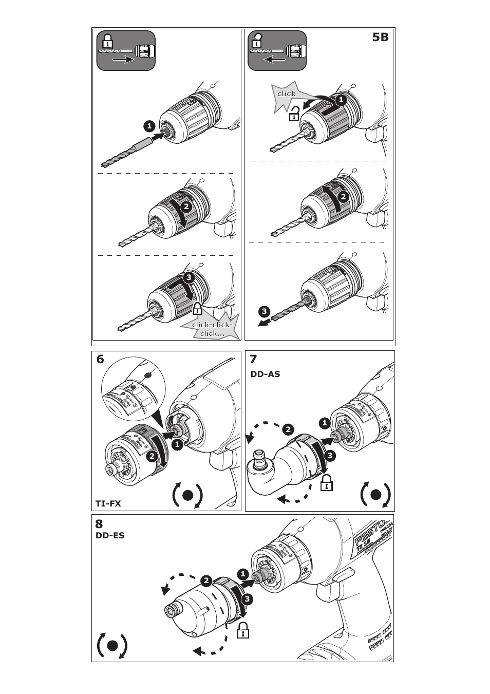 5b 8 | Festool Ti 15 User Manual | Page 5 / 90