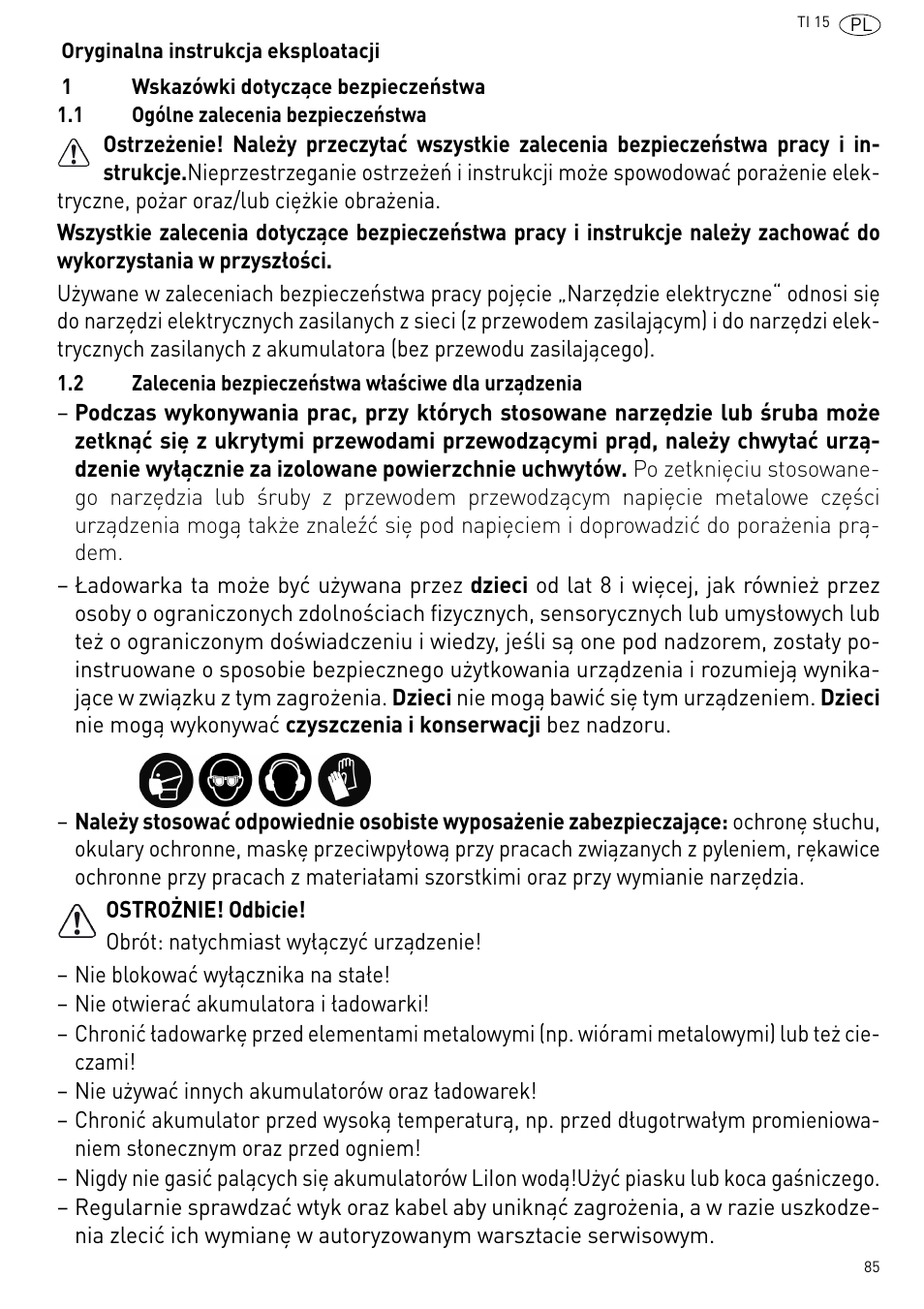 Festool Ti 15 User Manual | Page 85 / 90