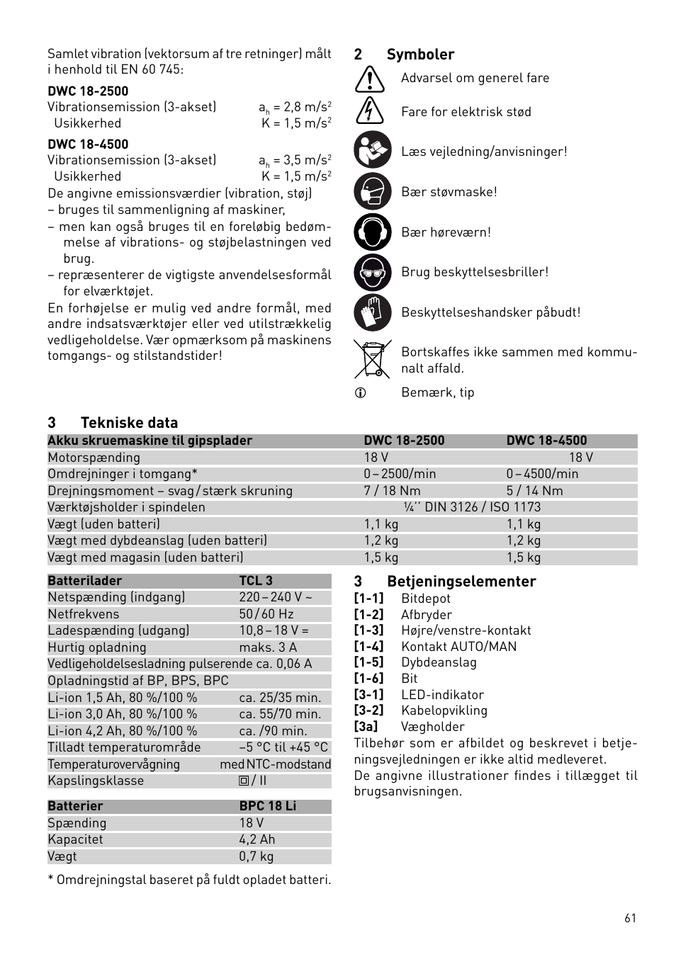 Festool DWC 18 User Manual | Page 61 / 99