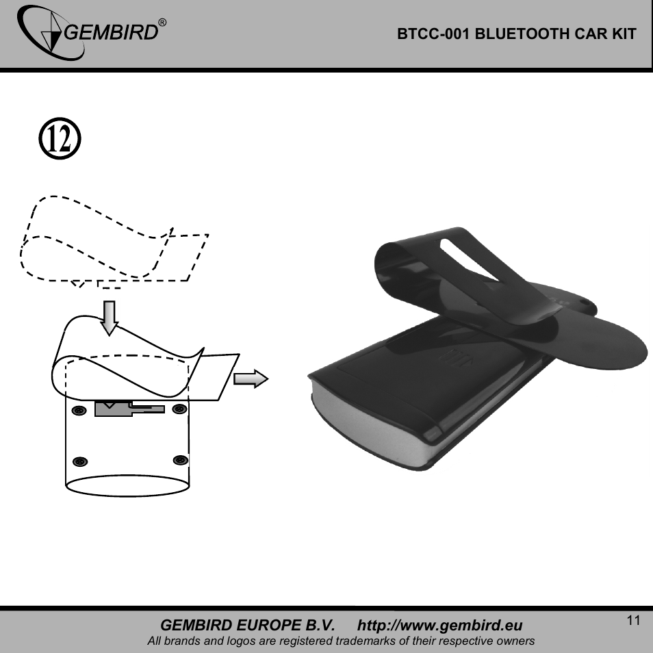 Gembird BTCC-001 User Manual | Page 11 / 17