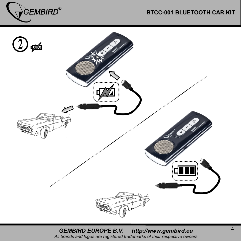 Gembird BTCC-001 User Manual | Page 4 / 17