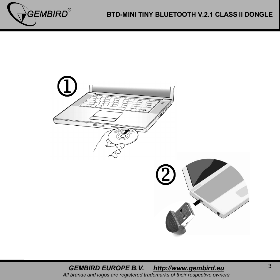 Gembird BTD-MINI User Manual | Page 3 / 10