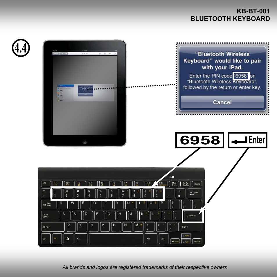 Gembird KB-BT-001 User Manual | Page 6 / 10