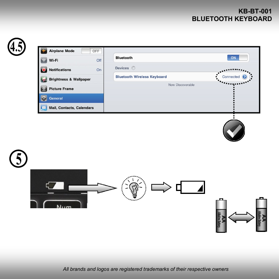 Gembird KB-BT-001 User Manual | Page 7 / 10