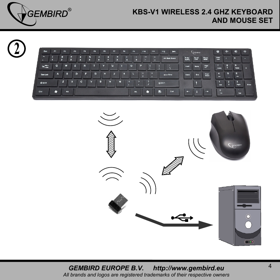 Gembird KBS-V1-UA User Manual | Page 4 / 11