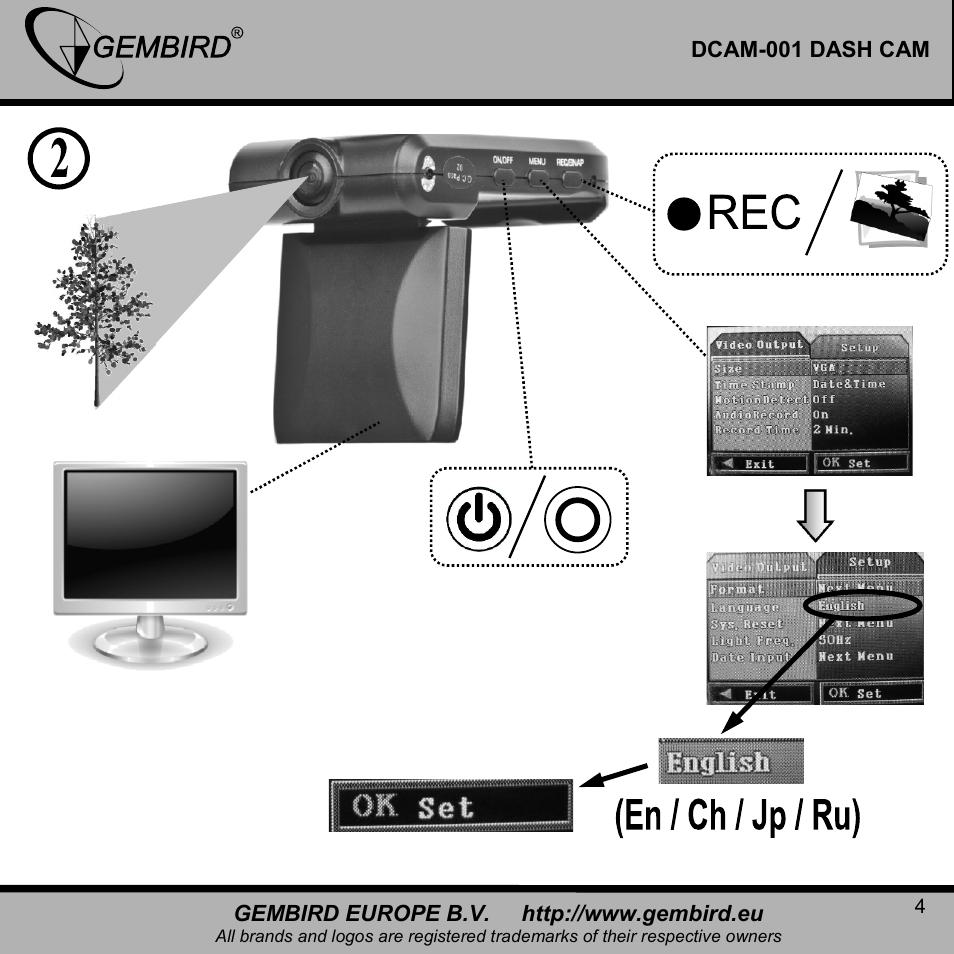Gembird DCAM-001 User Manual | Page 4 / 11