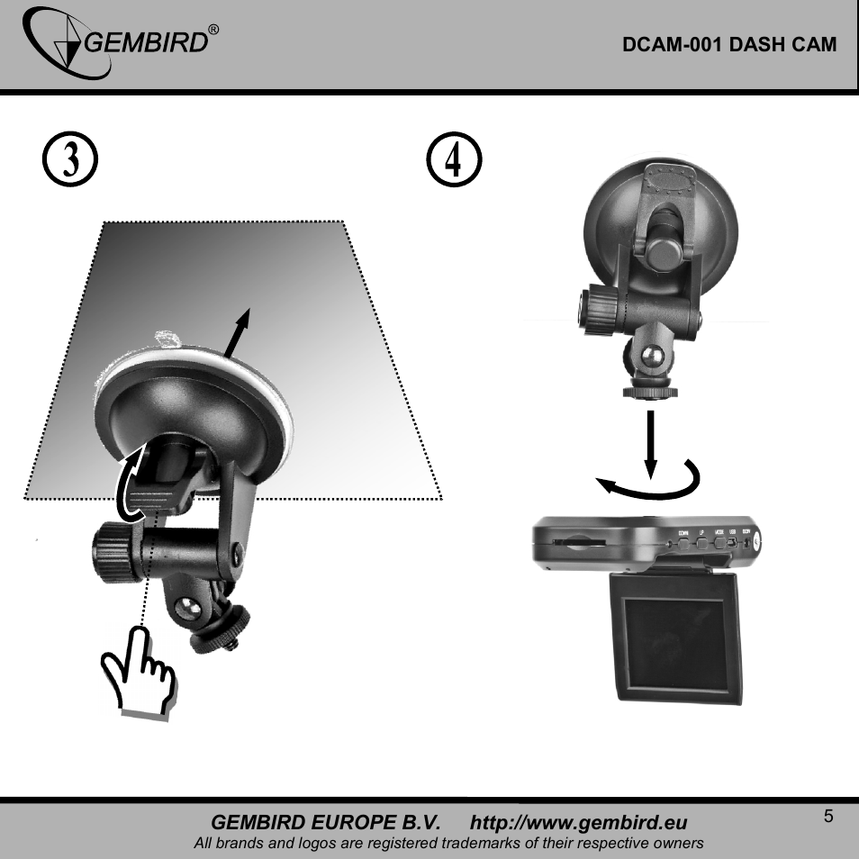 Gembird DCAM-001 User Manual | Page 5 / 11
