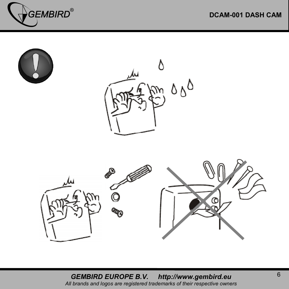 Gembird DCAM-001 User Manual | Page 6 / 11
