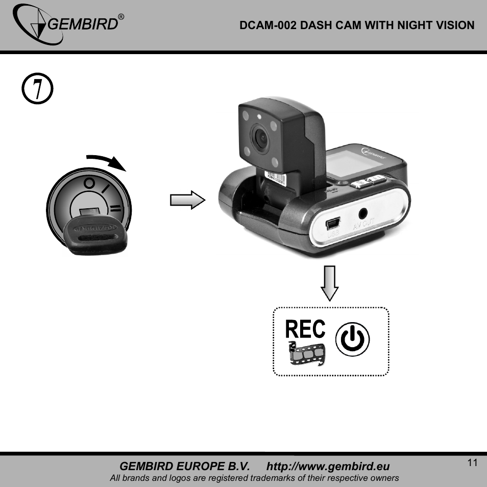 Gembird DCAM-002 User Manual | Page 11 / 22