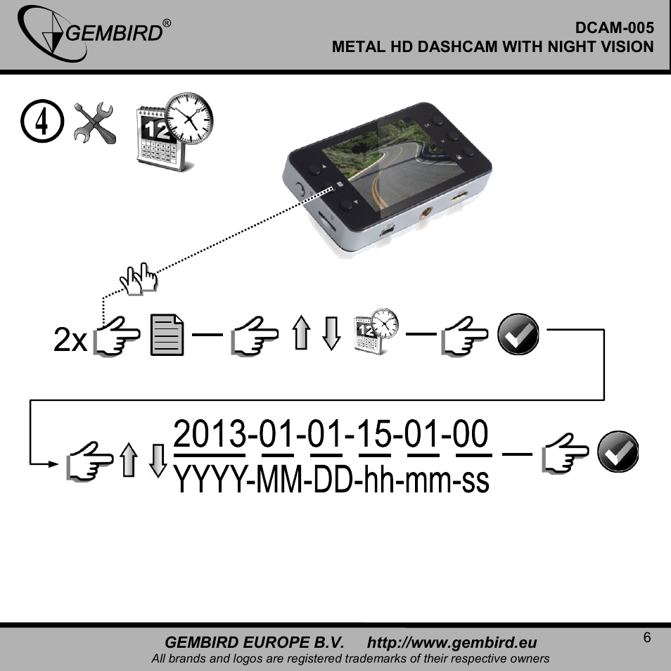 Gembird DCAM-005 User Manual | Page 6 / 12
