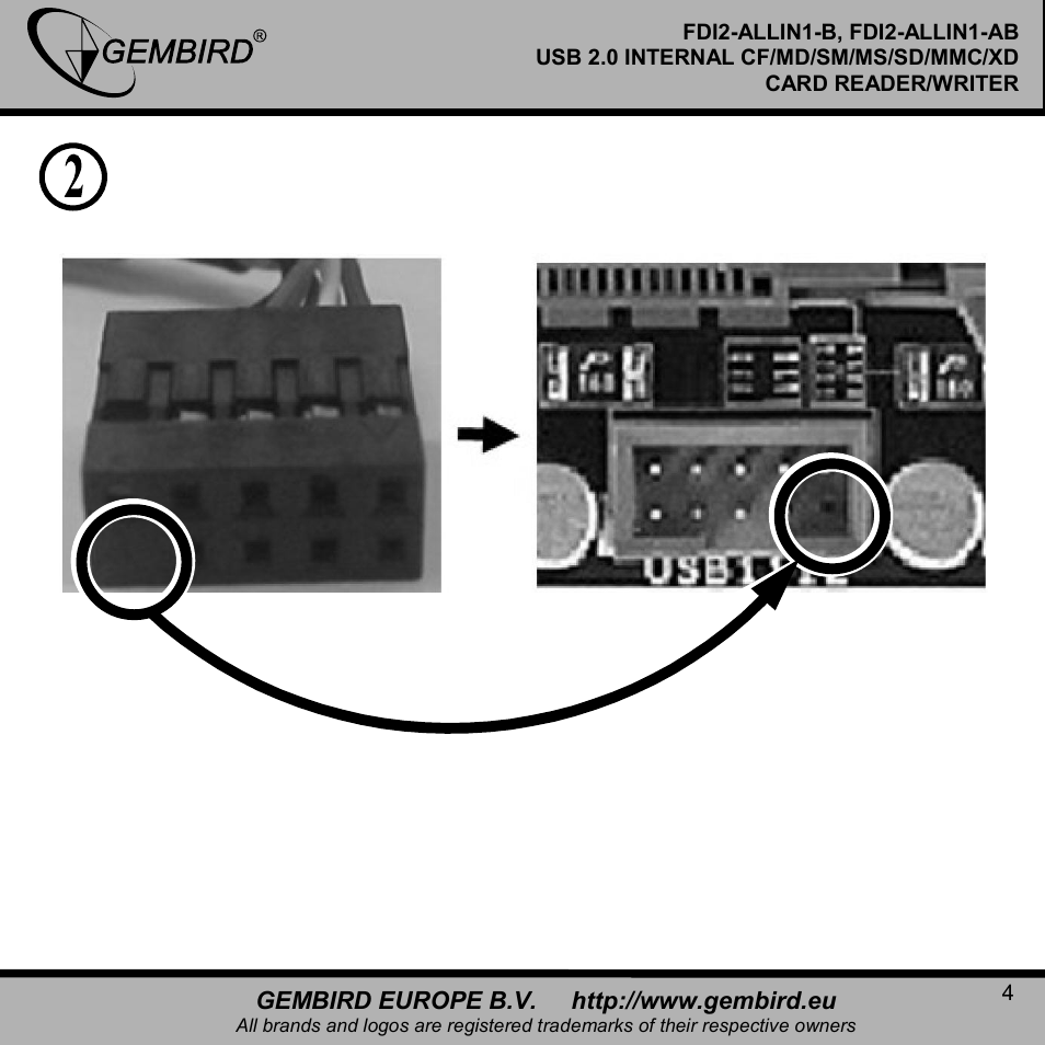 Gembird FDI2-ALLIN1-AB User Manual | Page 4 / 12