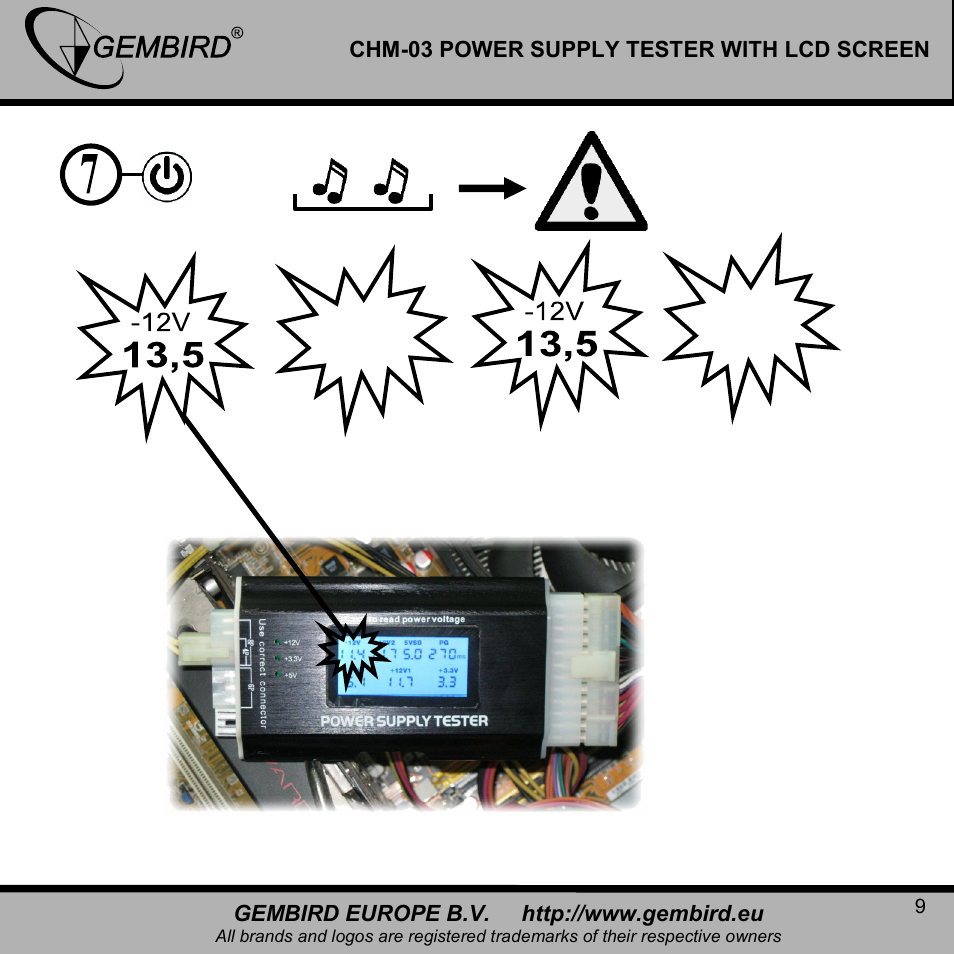 Gembird CHM-03 User Manual | Page 9 / 15