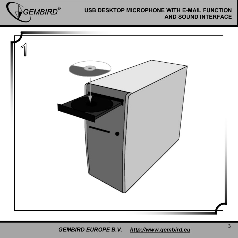 Gembird EMIC-S User Manual | Page 3 / 13