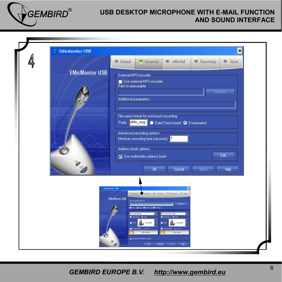 Gembird EMIC-S User Manual | Page 6 / 13